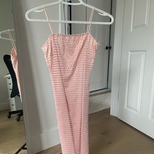 BABY PINK MINI DRESS - SMALL